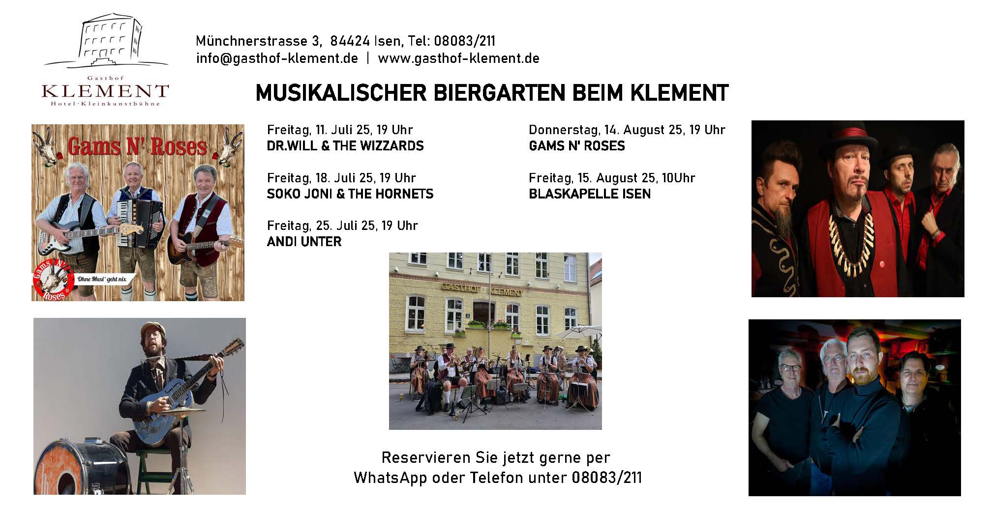 Musikalischer Biergarten 2025