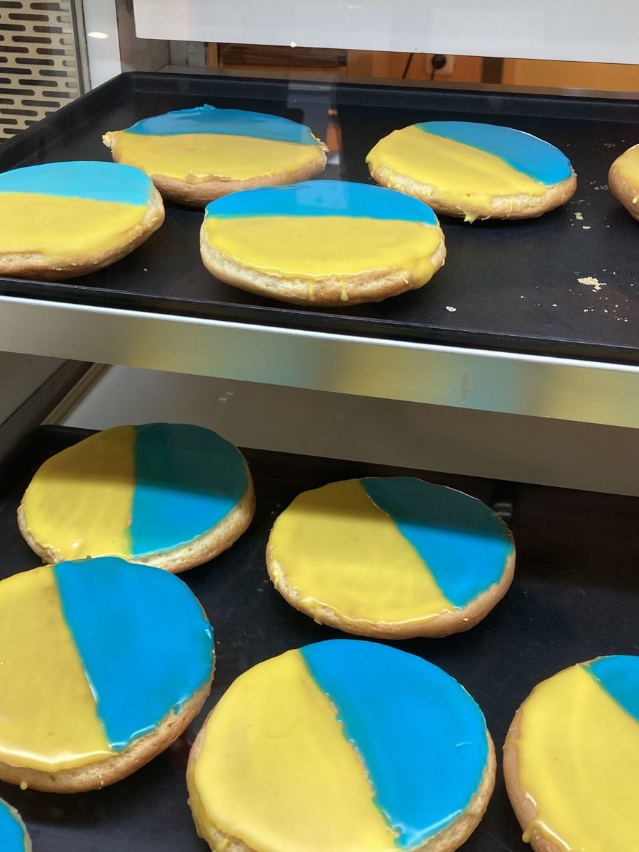 Ukrainer bei der Bäckerei Sattler